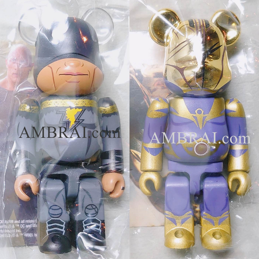 「AMBRAIz」Be@rbrick 45代 100% 庫柏力克熊 DC ADAM 黑亞當 英雄 單抽 盲盒 隱藏 公仔