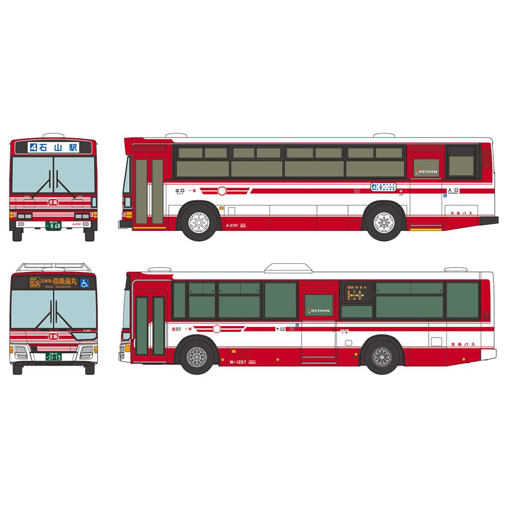 TOMYTEC 巴士系列 京阪巴士100周年紀念 路線車輛兩入組 TV32471