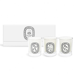 ~歐巴&歐尼~DIPTYQUE 迷你香氛蠟燭禮盒 (3*70g) 漿果香+無花果+玫瑰