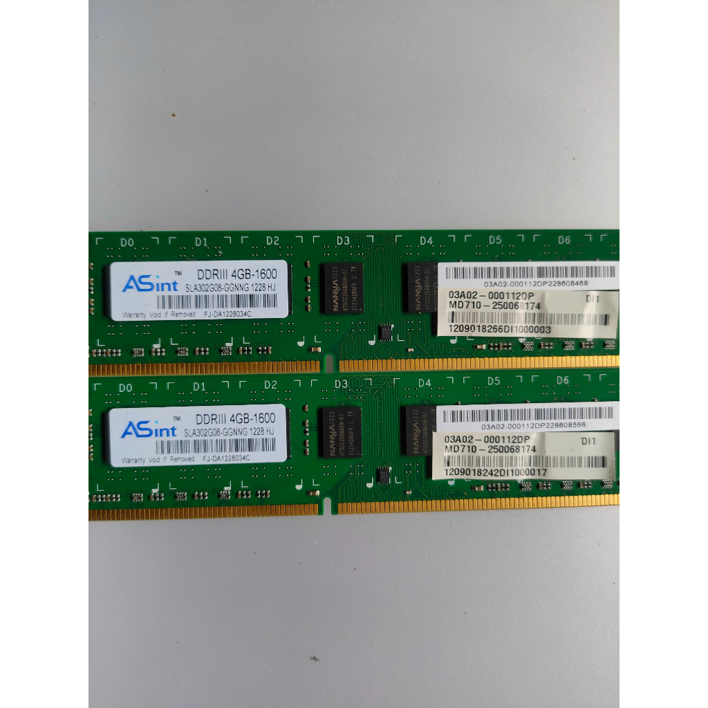 昱聯科技 ASINT DDR3-1600 4GB 二手