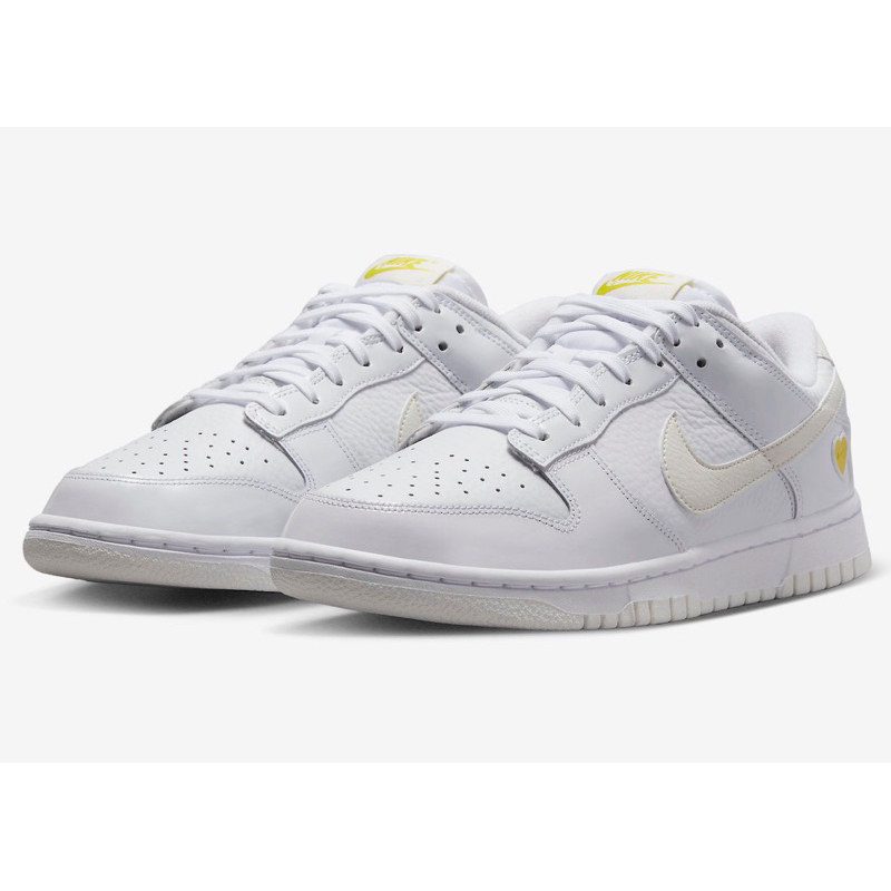 冉冉日本代購Nike WMNS Dunk Low "Yellow Heart"白黃色FD0803-100