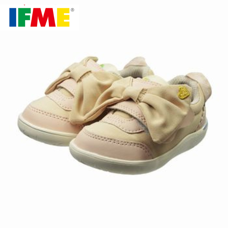[新竹-實體門市]IFME-萌娃系列 粉嫩可愛-豆粉 日本機能童鞋 原廠公司貨 運動鞋 布鞋 休閒鞋