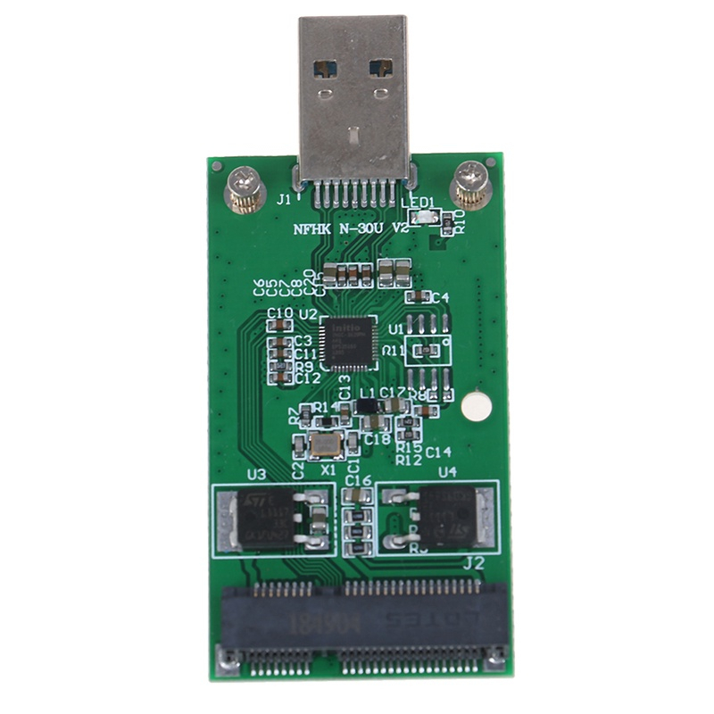 現貨 MSATA USB3.0 外接卡 MINI PCI-E M-SATA SSD 轉接卡 裸板