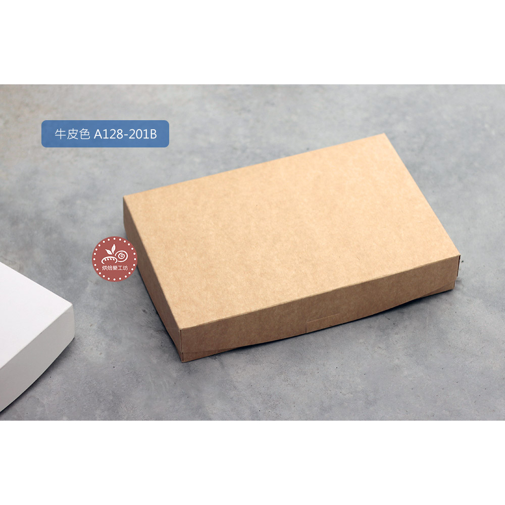 (可冷凍)紙盒_牛皮色六顆蛋塔盒(空盒)大扁_5入_A128-201B