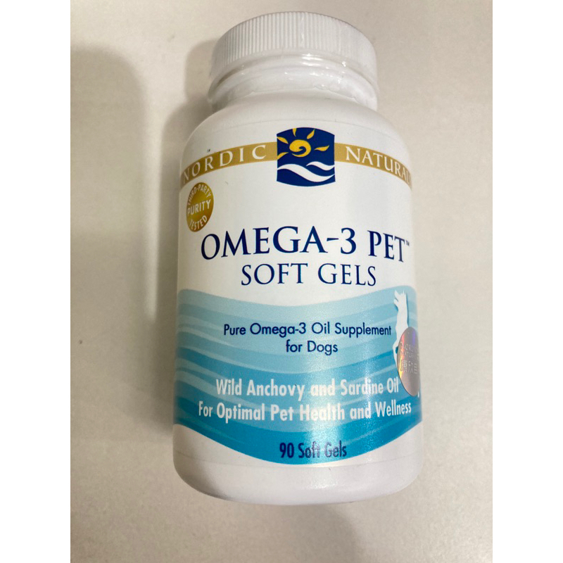 ‼️ Nordic Naturals北歐寵物魚油膠囊 Omega-3pet 90顆 2025/10，分裝30顆、50顆