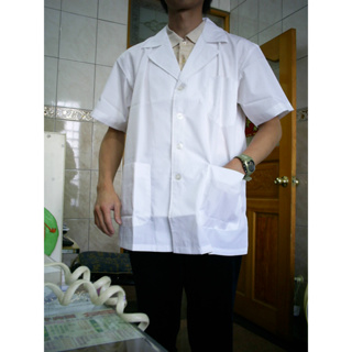 醫師服 藥師服 半身 白袍 短袖 另有 長袖 純白 醫師袍 醫生袍 醫生服 醫師白袍 藥劑師 藥師