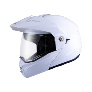 【SOL Helmets】SM-6P複合可掀式安全帽 (素色 素白) ｜ SOL安全帽官方商城