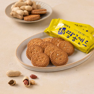 【現貨+預購】韓國皇冠CROWN花生醬夾心餅乾🥜 땅콩샌드