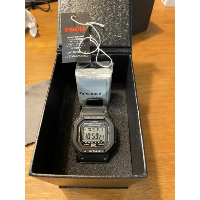 CASIO G-SHOCK GW5000U-1JF日版 二手 95新