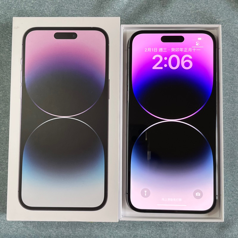 iPhone 14 pro max 128G 紫 95新 無傷 保固到2024年 功能正常 14promax 6.7吋