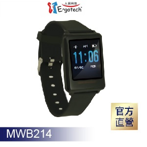 【台灣人因科技福利品】人因Ergotech MWB214 心律智慧監測運動手錶 手錶 (展示品)