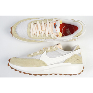 胖達）WMNS NIKE WAFFLE DEBUT VNTG 麂皮 拼接 運動鞋 DX2931-001 米色 男女