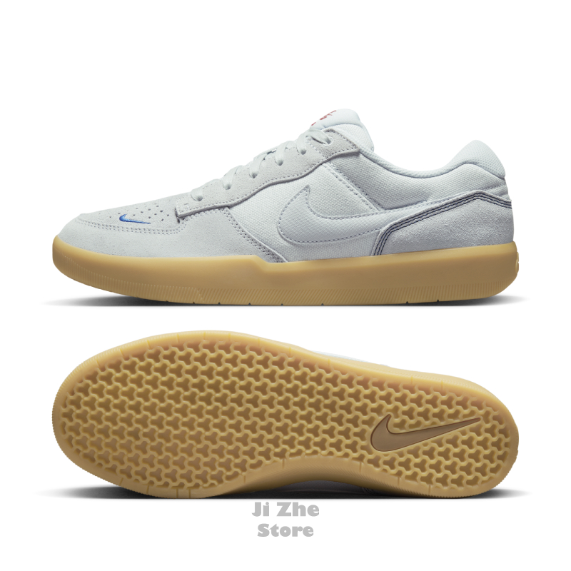 【吉喆】促銷↘ Nike SB Force 58 男款 麂皮 帆布 拼接 幻影灰 滑板鞋 休閒鞋 DV5476-001