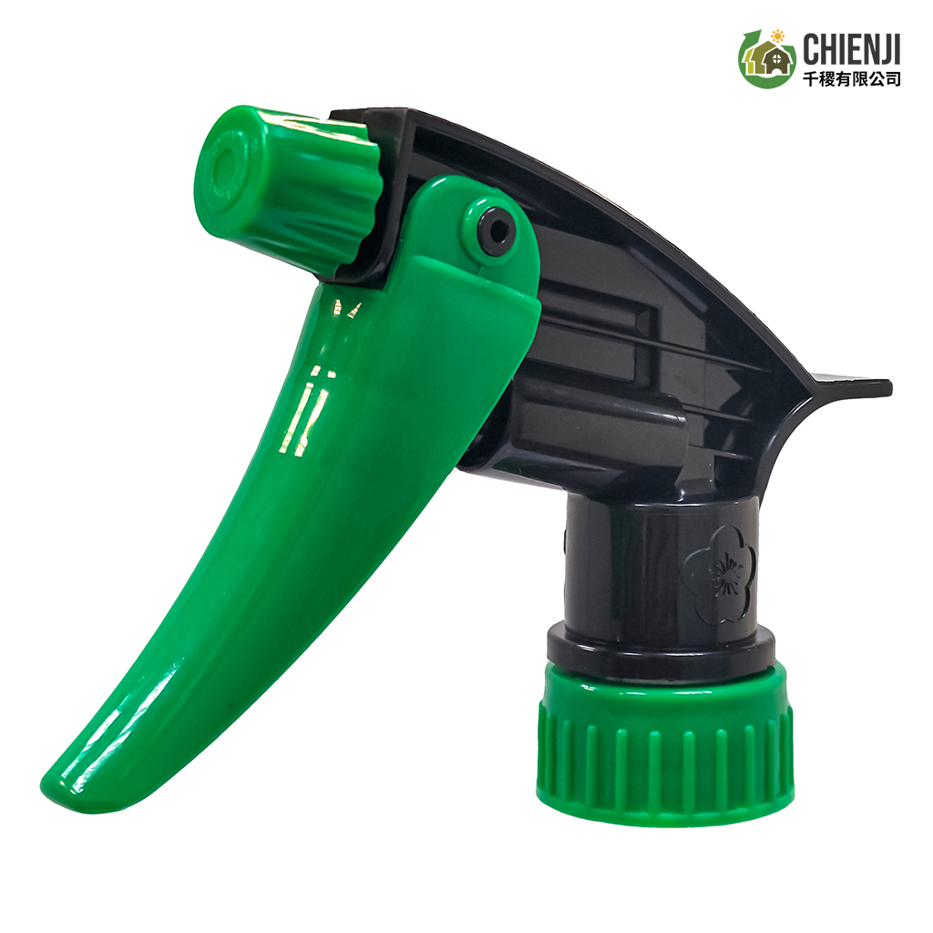 【千稷】黑綠色耐酸鹼噴頭(附吸管) 丁腈橡膠活塞 316不鏽鋼 可耐柴油