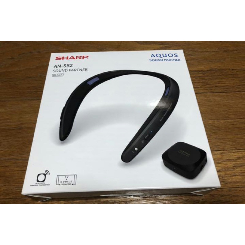 全新 日本原裝 夏普 SHARP AN-SS2 無線 頸掛式音響 藍牙喇叭 藍牙耳機 頸掛式揚聲器