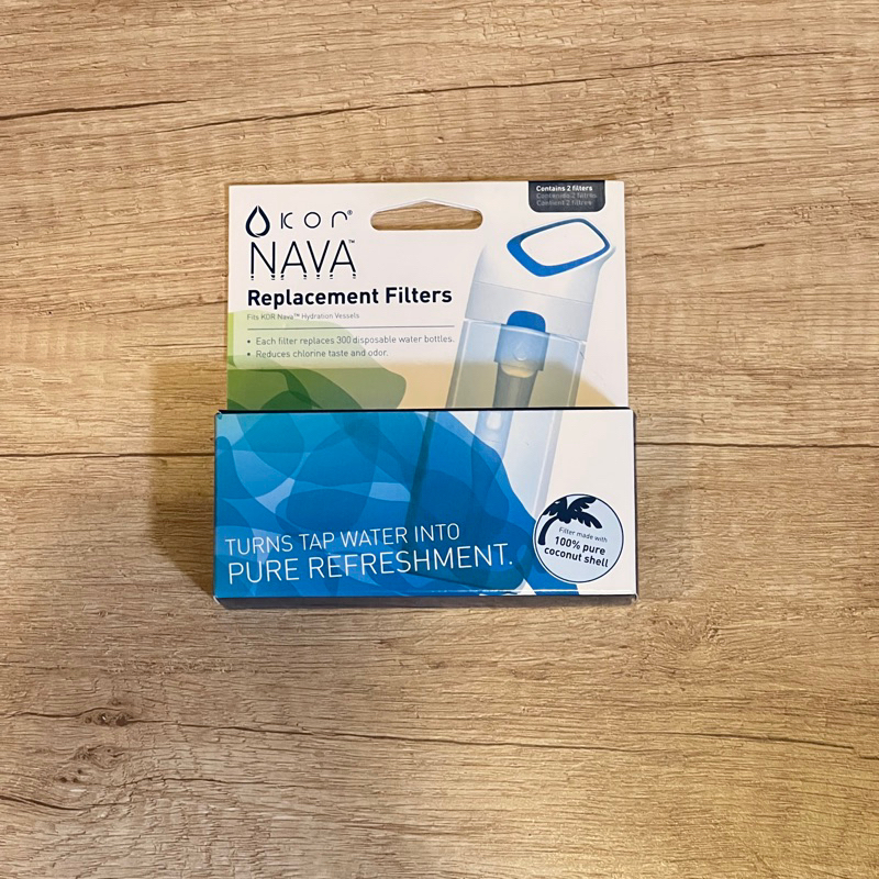 全新【美國KOR water】NAVA filter 隨身濾水瓶濾芯