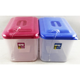 附發票「現貨發送」吉米尚品保鮮盒 2000c.c K-853 儲物盒 保鮮 乾糧桶 飼料桶 米桶 五穀雜糧 粉色 藍色