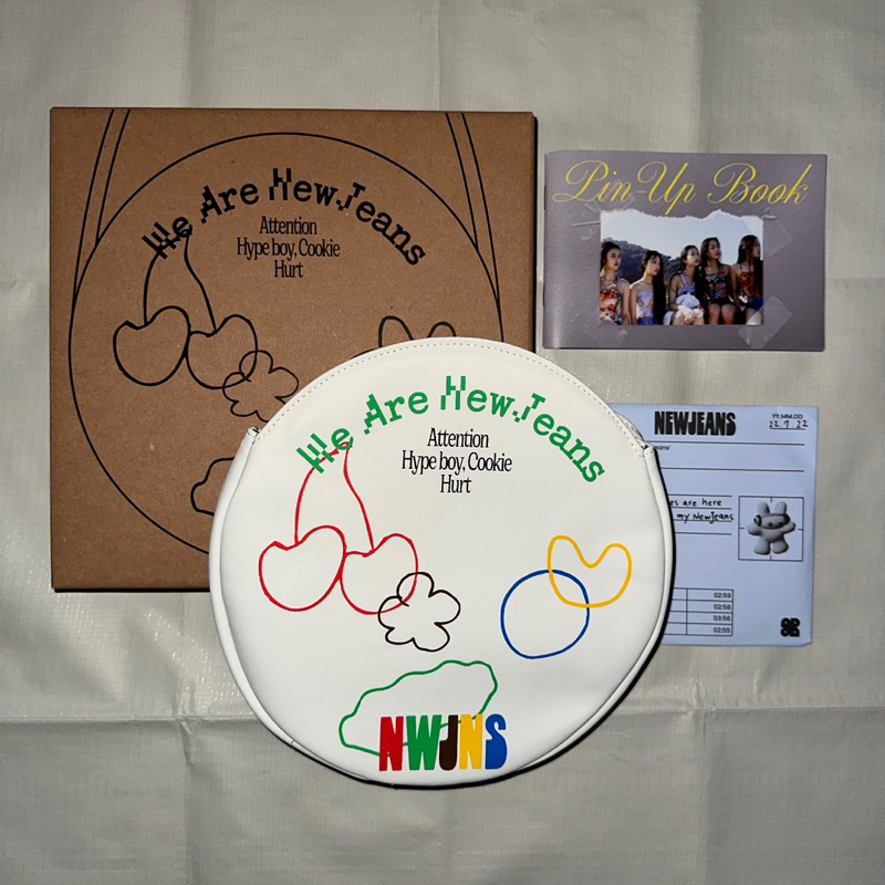 NewJeans 1ST EP 'NEW JEANS' 專輯 BAG版 白色款 包包