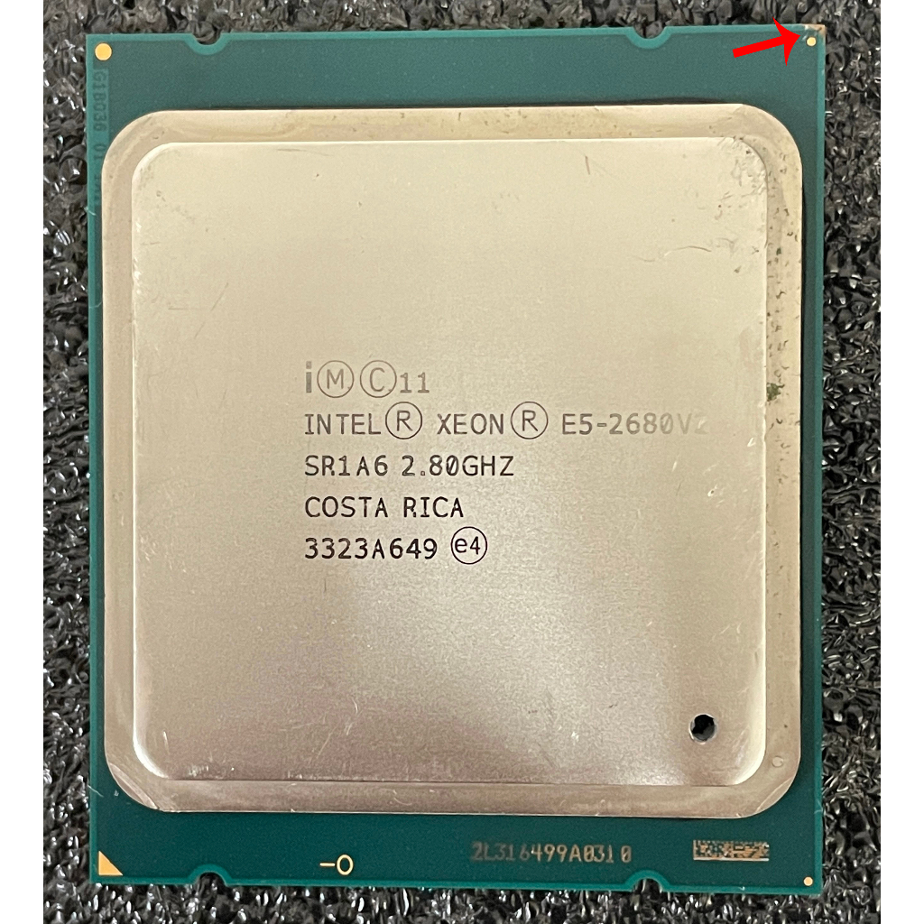 ⭐️【Intel E5-2680 V2 最高 3.60 GHz 10核20緒】⭐  無風扇/附散熱膏/保固3個月
