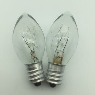 綠能陽光屋🇹🇼陶瓷小夜燈E12燈泡5W小燈泡110V/220V透明鎢絲黃光小燈泡(單價)