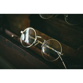 CLASSICO T31 C3 鏡框顏色：金 眼鏡屋 鈦金屬 復古框 純鈦 文青 膠框 手工眼鏡 金屬眼鏡 手造眼鏡