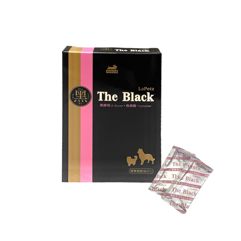 🤟 樂倍 The Black 黑酵母葡聚醣液 葡萄糖胺液 色胺酸 生醫級 寵物保健品 10g/包