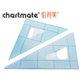 chartmate 恰得美 // 鋼緣切割三角板 20公分 30公分 32公分 45公分 直角三角板 等腰三角板