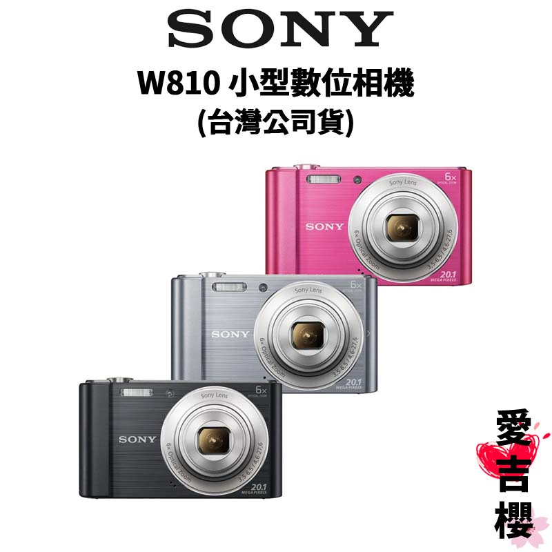 【SONY 索尼】W810 小型數位相機 (公司貨) #價格親民 #攜帶方便 #請勿下單