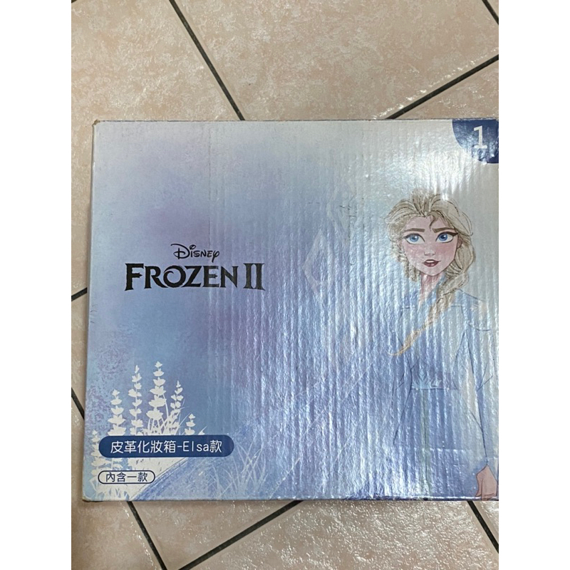 冰雪奇緣 Elsa 款皮革化妝箱