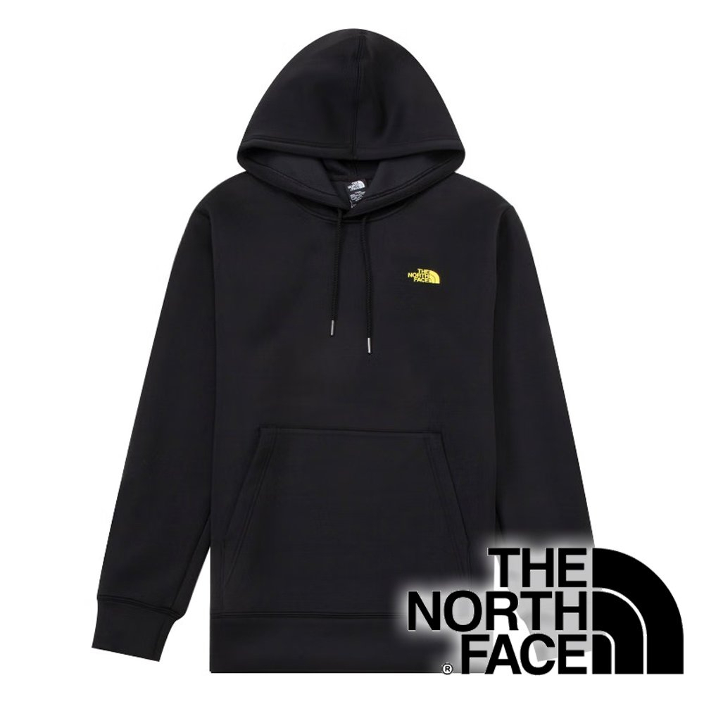 【THE NORTH FACE 美國】中性連帽長袖T恤『黑色』NF0A7WF1