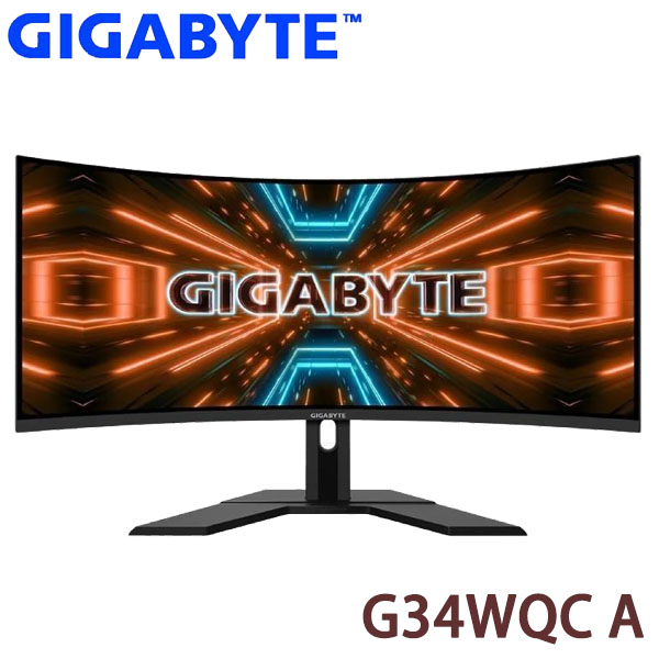 【MR3C】領卷折免運 含稅附發票 技嘉 G34WQC A 34吋 21:9 QHD 144Hz 2k 曲面 電競螢幕