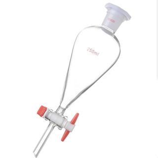 梨型分液漏斗60ml~500ml 長型分液漏斗 玻璃栓 油水分離器 蒸餾裝置 實驗器材