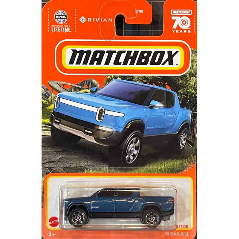 美泰matchbox火柴盒 RIVIAN R1T 電動車 皮卡 休旅車