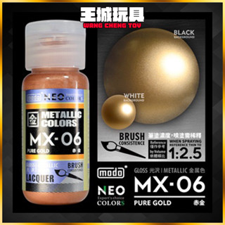 【大頭宅】MODO 摩多製漆 MX-06 赤金 NEO-MX系列金屬色模型漆