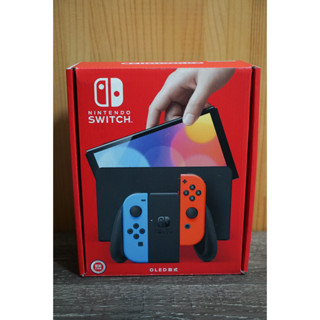 NS Switch OLED 主機 臺灣公司貨 紅藍主機 電量加強版