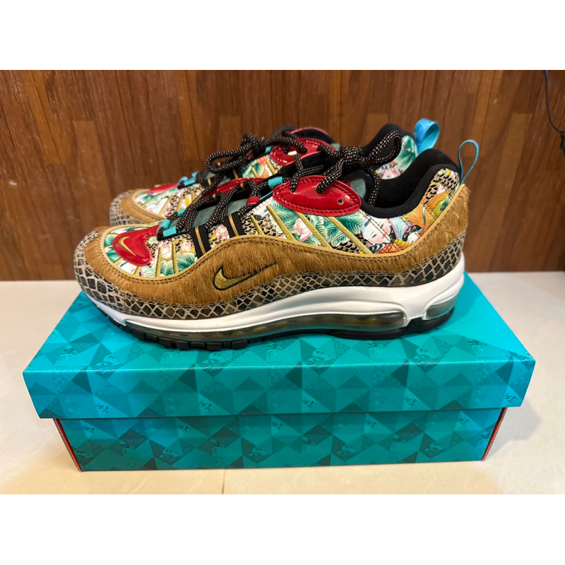 【S.M.P】NIKE AIR MAX 98 CNY 馬毛 獸紋 天津 己亥 蛇紋 BV6649-708