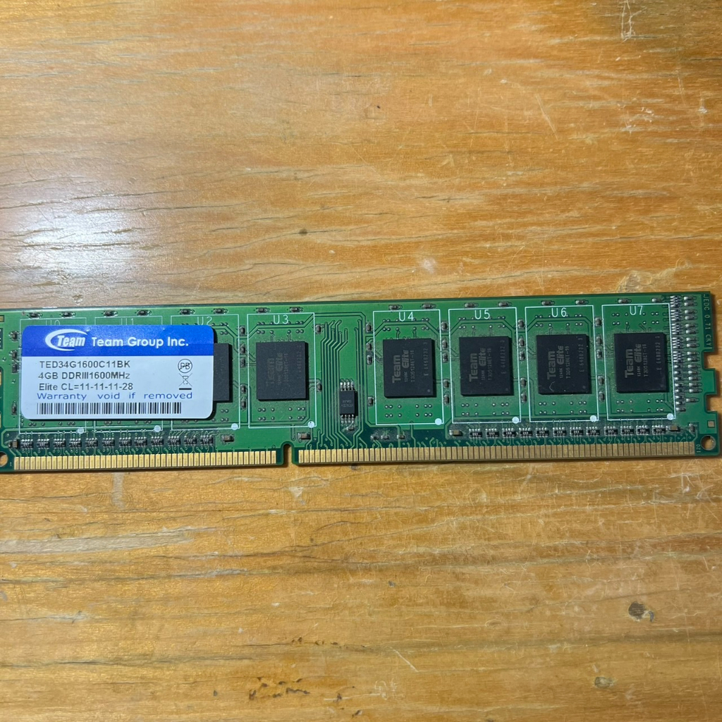 Team十銓 DDR3 1600 4G