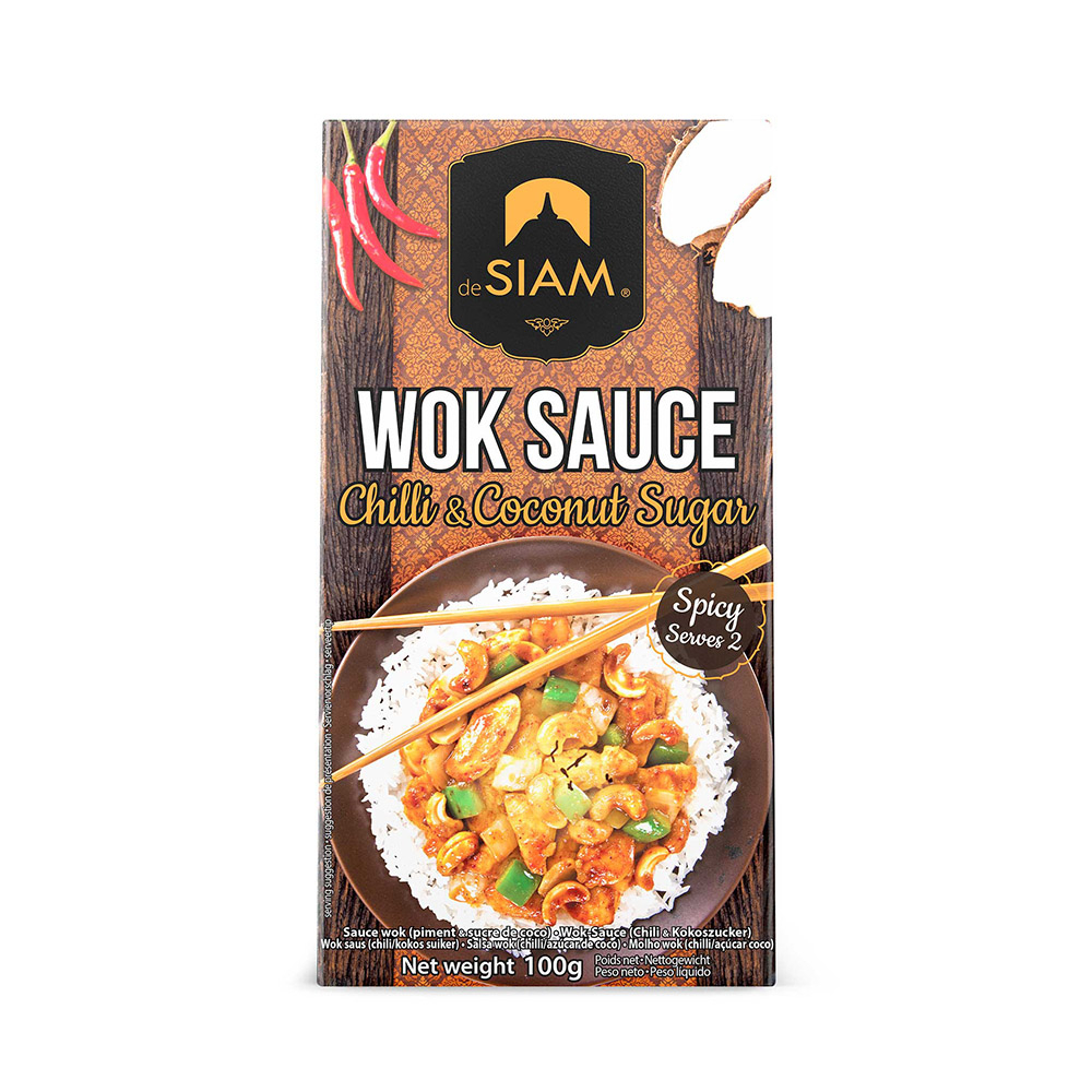 deSIAM 泰式椰汁辣椒炒醬 Chilli &amp; coconut sugar wok sauce 100g