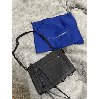 二手/rebecca minkoff Avery crossbody 防刮 黑色 黑鏈 鍊條包