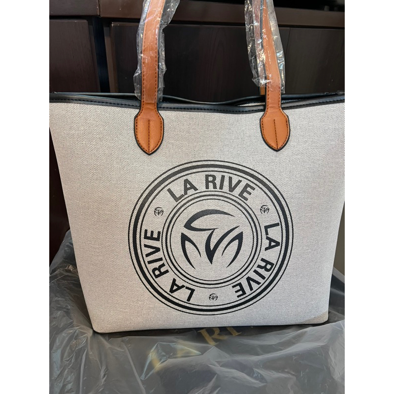 LA RIVE 編織挺版托特包👜