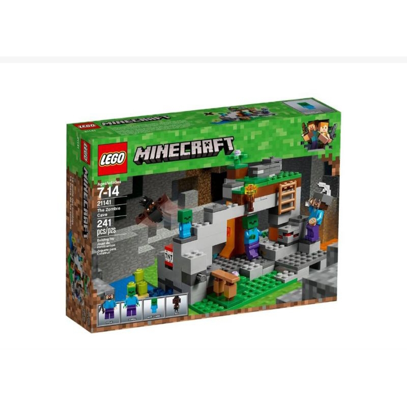 全新 特價 Lego 樂高積木 創世紀 Minecraft 麥塊 Zombie Cave 僵屍洞窟 21141 兒童節