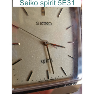 Seiko SPIRIT 5E31高階入門機芯鋼帶復古錶款 #223