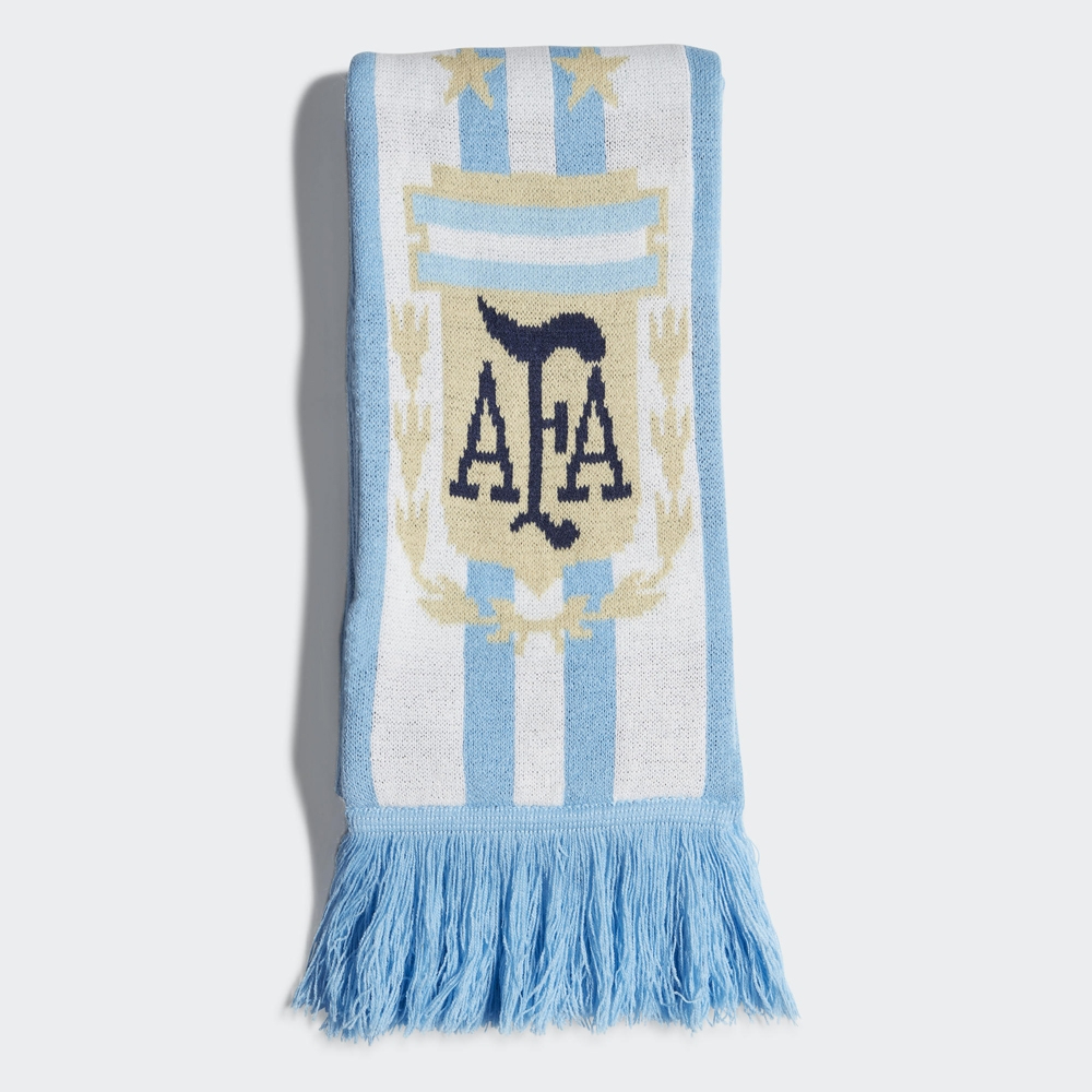 S.G 現貨 ADIDAS HM6664 世足 世界盃 阿根廷國家隊 圍巾 流蘇 刺繡隊徽 藍白