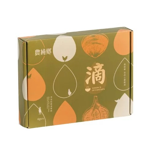 農純鄉 黑蒜蛤蜊滴雞精禮盒 (常溫,6入/盒),不附提袋需另購