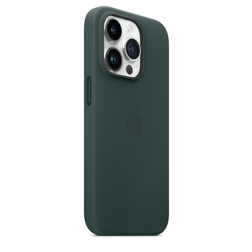全新 Apple iPhone 14 Pro MagSafe 皮革保護殼 - 森林綠色 原廠型號：MPPH3FE/A