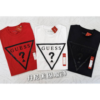 (口碑賣家)美版GUESS 經典 倒三角Logo 男款 男版 短袖 T恤 短T 全新美國正品 現貨秒發