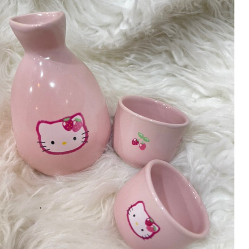日本進口Hello Kitty燒酒瓶組