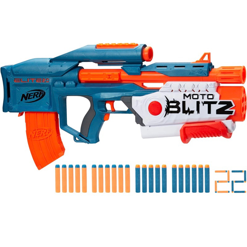 橙（橘）機 NERF Elite 2.0 Motoblitz Blaster 閃電突襲