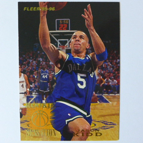 ~ Jason Kidd ~名人堂/傑森·基德/大三元製造機 1995年Fleer.NBA籃球卡