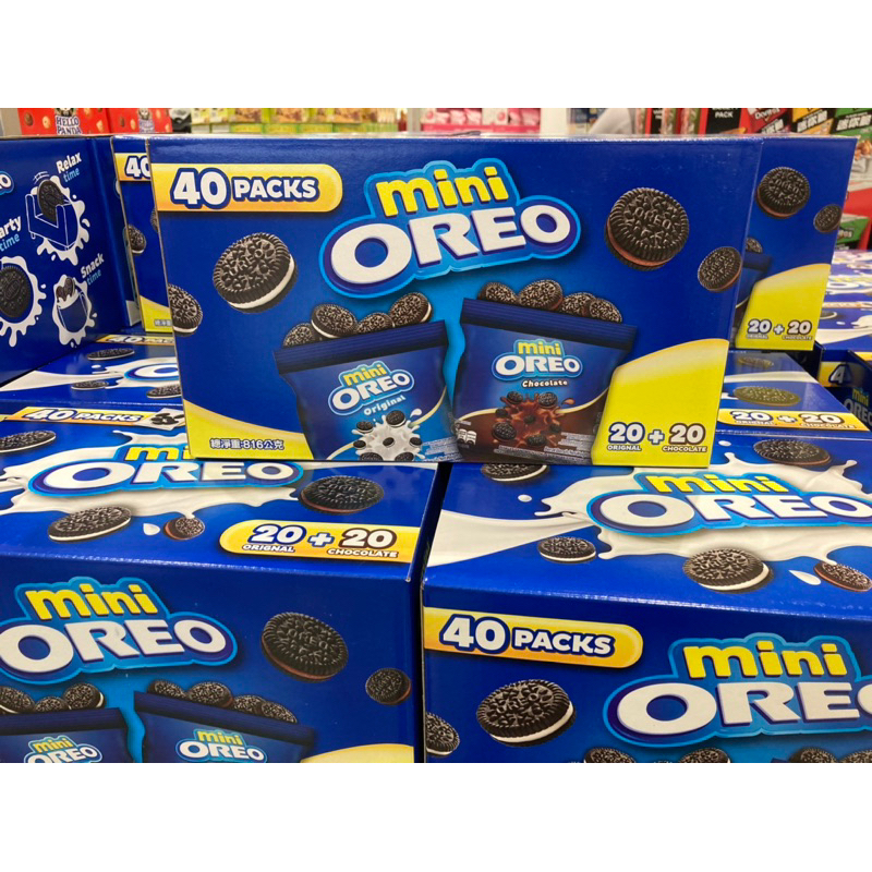Costco OREO 迷你分享組 mini OREO 奧利奧 迷你巧克力夾心餅乾分享組 好市多 代購 分售